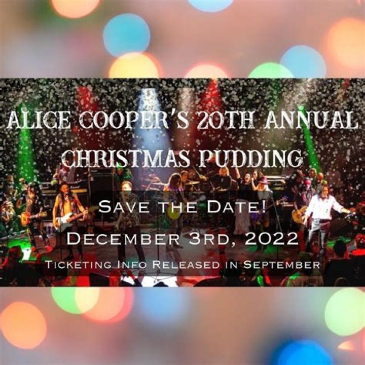 Alice Cooper's 20th Annual Christmas Pudding |