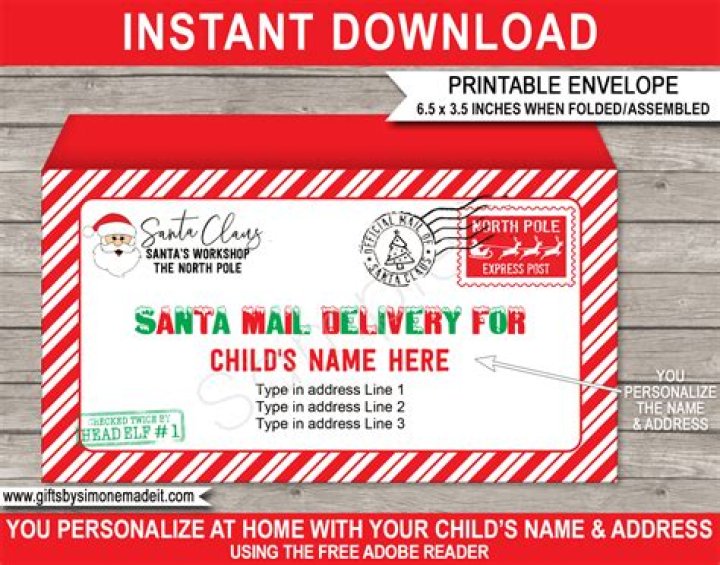 Here's what actually happens to letters addressed to Santa at the North Pole |