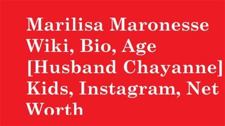 Marilisa Maronesse Height, Weight, Net Worth, Age, Birthday, Wikipedia, Who, Nationality, Biography